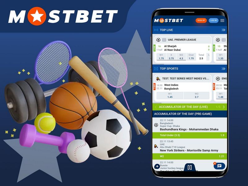 Mostbet Betting and Online Casino Features in One App